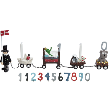Fødselsdagstog med navn